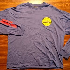 HARLEM GLOBETROTTERS LS T-SHIRT - Medium / Basketball Sports Purple Warm-up Tee